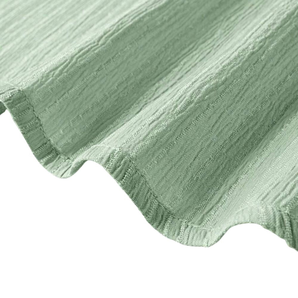 Detalhe do tecido verde-claro texturizado da Camisa Vinser Bonito
