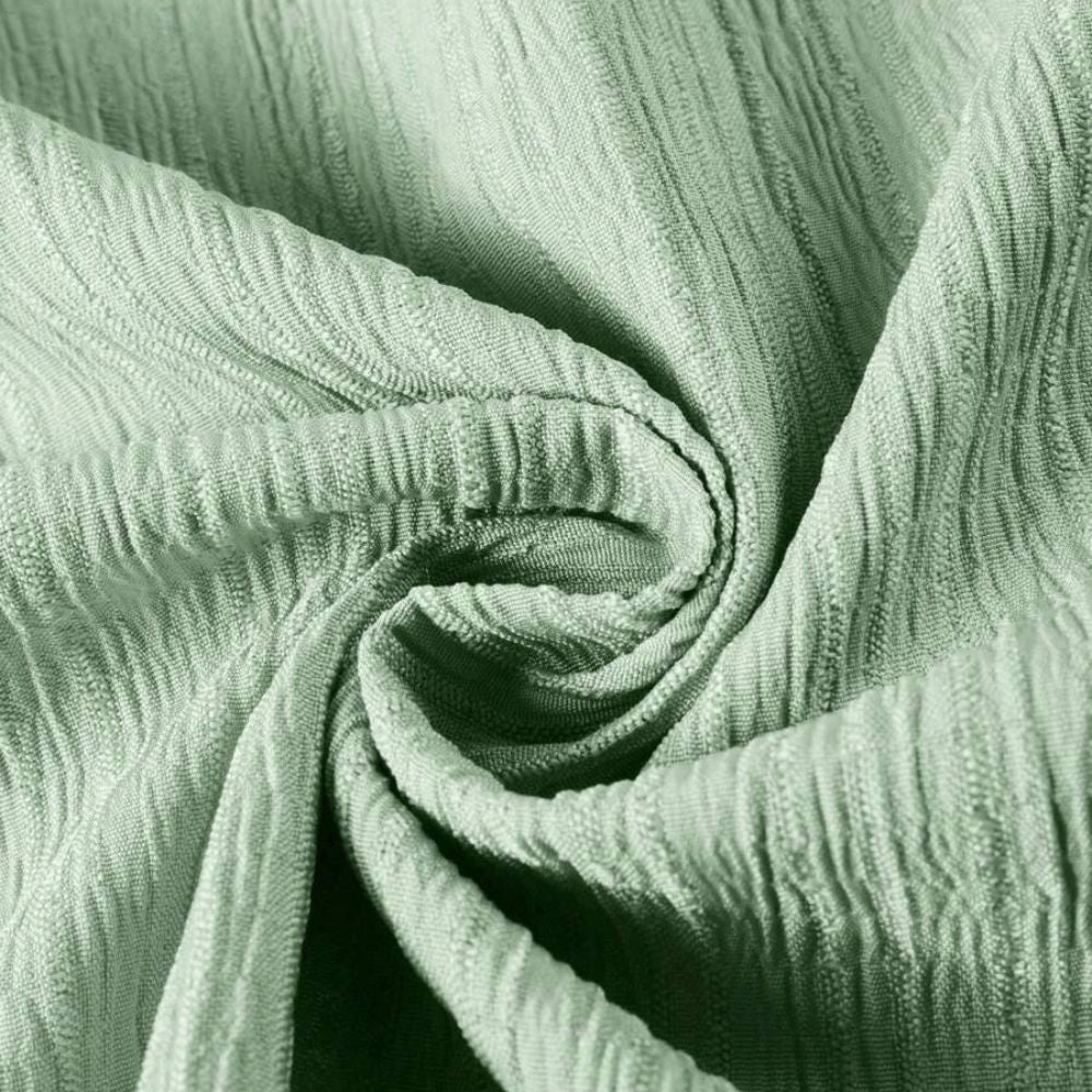 Detalhe do tecido verde-claro texturizado da Camisa Vinser Bonito