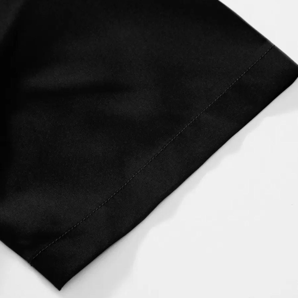 Detalhe do tecido preto da Camisa Vinser Osaka Manga