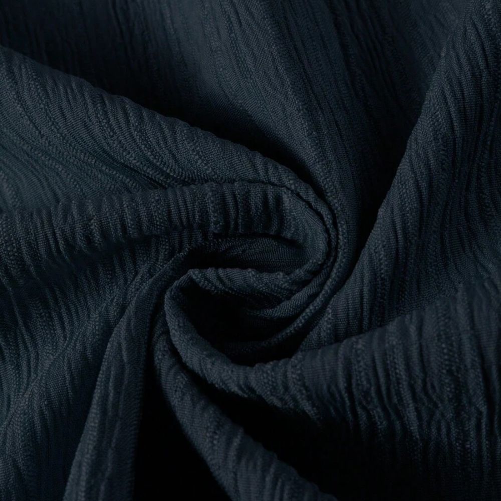 Detalhe do tecido da Camisa Vinser Porto Cervo azul-marinho