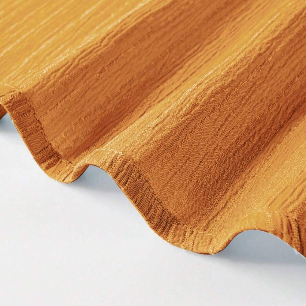 Detalhe da bainha da Camisa Vinser Ravello laranja