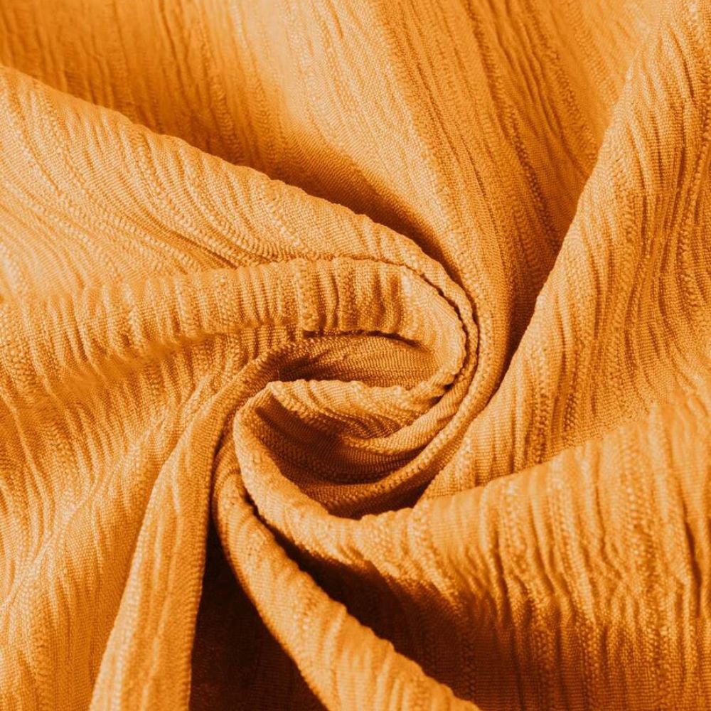Detalhe da textura do tecido da Camisa Vinser Ravello laranja