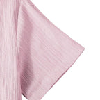 Detalhe da manga curta da Camisa Vinser Santos rosa