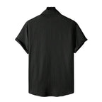 Parte traseira da Camisa Vinser São Paulo preta masculina